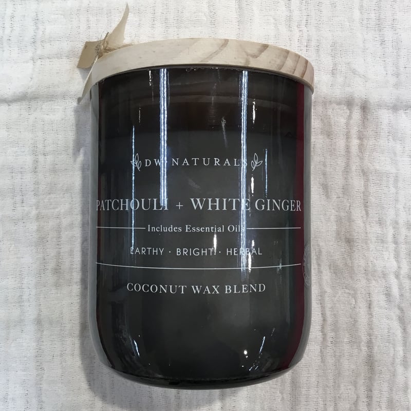 DWHOME アロマキャンドル【PATCHOULI & WHITE GINGER】17.7oz