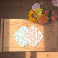 【ﾗｽﾄ1点♡】ひし形ライナー　今治タオル　リトルマーガレット