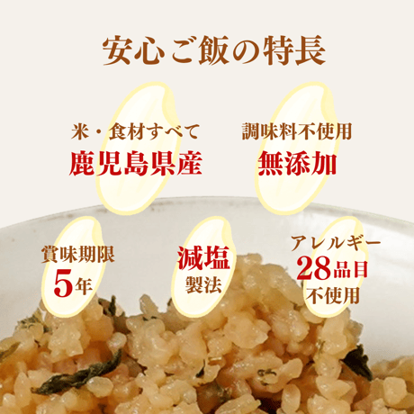 たかなご飯｜志布志安心ご飯｜6食入り