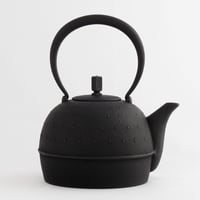 高橋大益さん（鉄瓶工房髙橋）の鉄薬缶 黒丸 019 | くらしかONLINE STORE