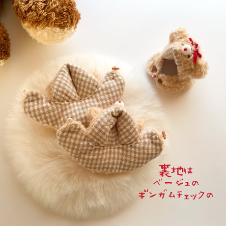 ふわふわくまさんポンチョ