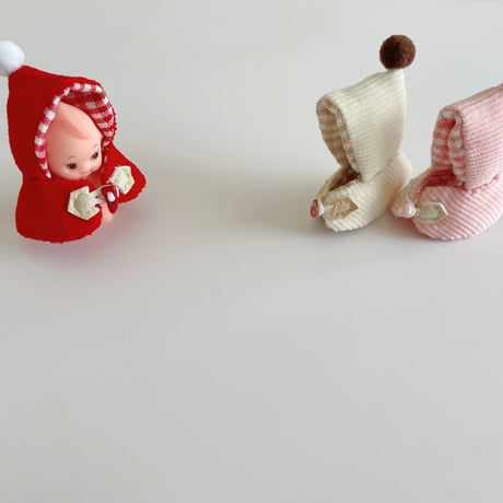 ちいさなふわふわポンチョ