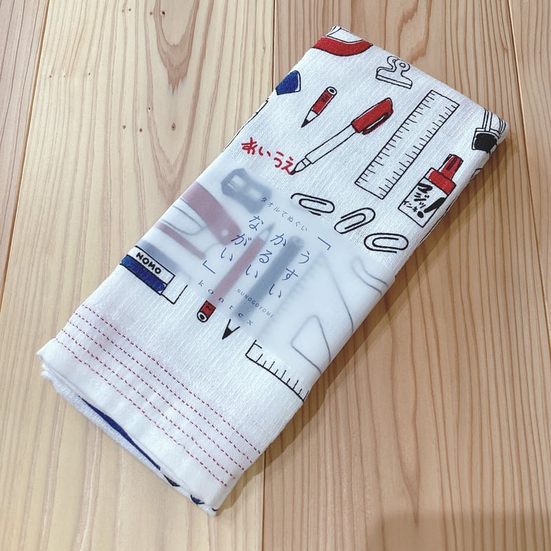 布ごよみ うすい かるい ながい 手ぬぐいタオル 正規品 文具 コンテックスkontex 布ごよみ うすいかるいながいタオルてぬぐい