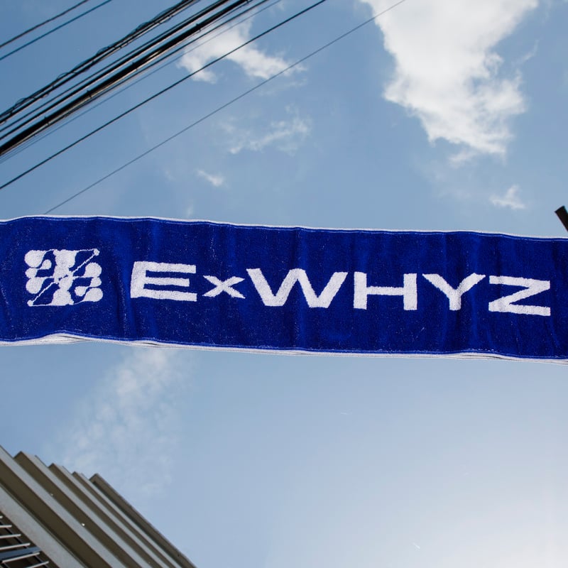 【レア】ExWHYZ サイン入りタオル レア】ExWHYZ サイン入りタオル ExWHYZ Logo Towel[Blue]【9月