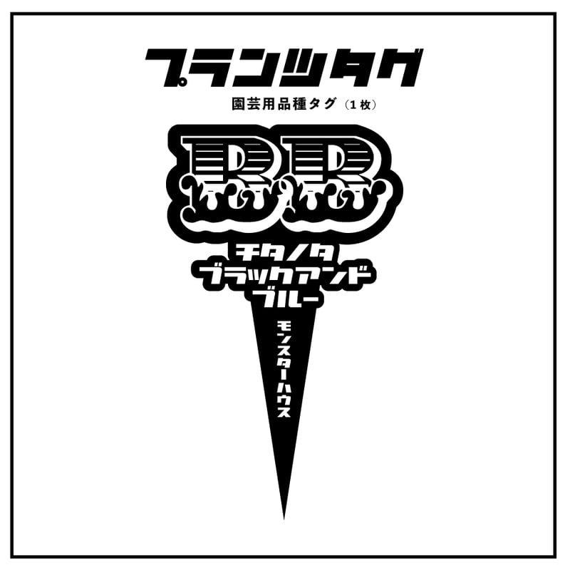 アガベ 品種 プランツタグ 黒】ブラックアンドブルー | アガベ専門店