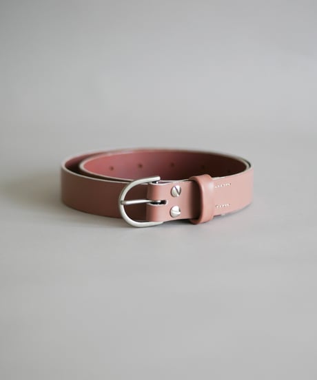 2 Screw Belt : Taupe Pink 【New Leather Belt 】