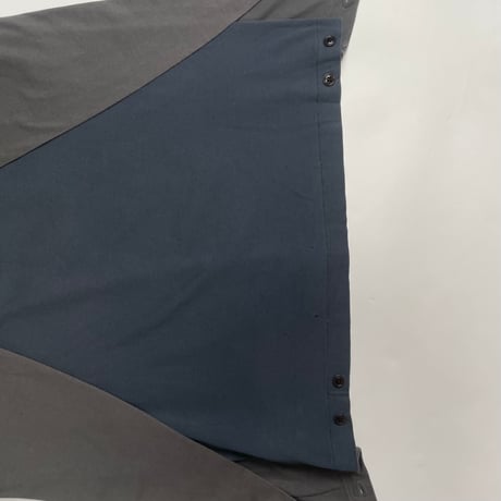N.HOOLYWOOD back opened polo shirt