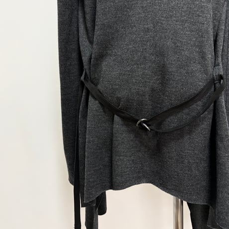 Helmut Lang by ALEXANDRE PLOKHOV - Bondage strap cardigan