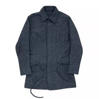 MASAKI MATSUSHIMA tweed fly front jacket