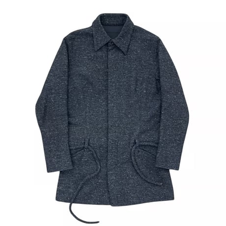 MASAKI MATSUSHIMA tweed fly front jacket