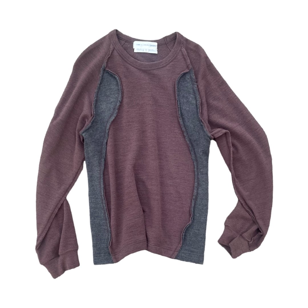 AW2004 COMME DES GARCONS SHIRT inside out knit