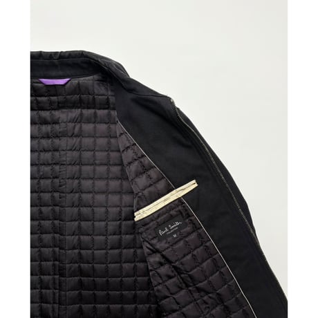 00s Paul Smith COLLECTION leather piping jacket