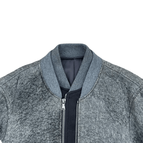 AW2013 NEIL BARRETT layered bomber jacket
