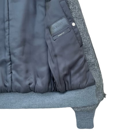 AW2013 NEIL BARRETT layered bomber jacket