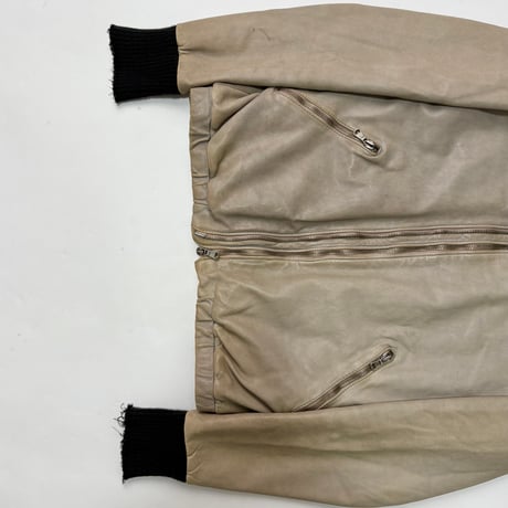 GIORGIO BRATO - Dual zip leather jacket