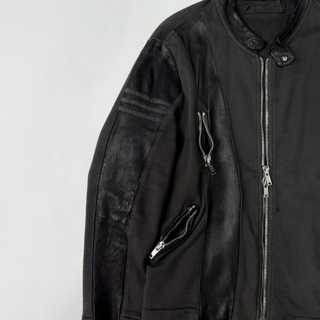 Nicolas&Mark - Panel leather jacket