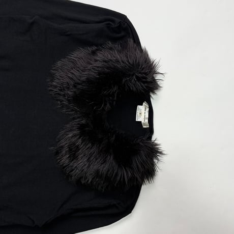 AD2023 COMME des GARCONS Fur collar knit