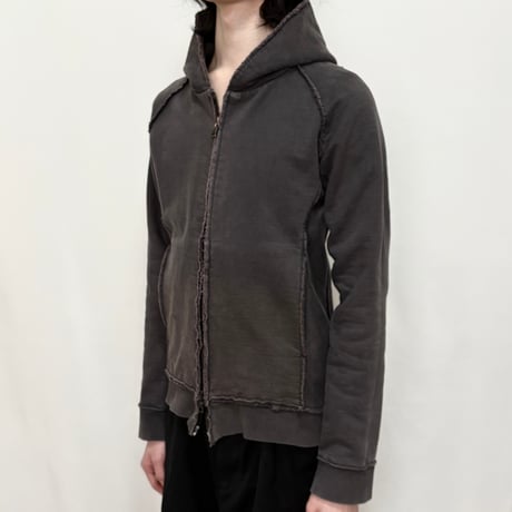 wjk Constructed layer hooded jacket