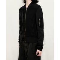 Neil Barrett Long rib bomber jacket