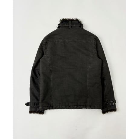 Unknown strapped fur jacket