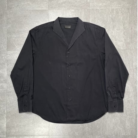 EMPORIO ARMANI open collar shirt