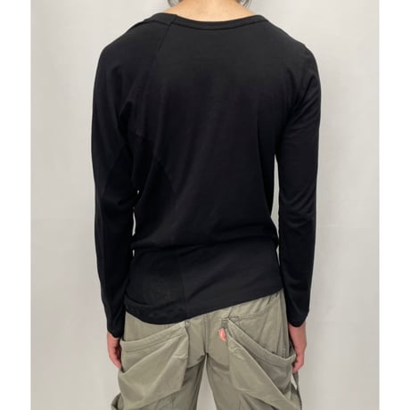 Y's asymmetry long sleeve top
