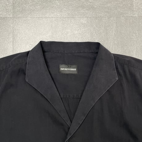 EMPORIO ARMANI open collar shirt