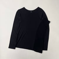 Y's asymmetry long sleeve top