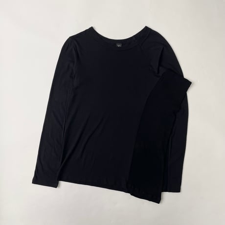 Y's asymmetry long sleeve top