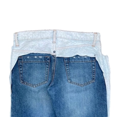 SS2003 HUSSEIN CHALAYAN tyvek denim