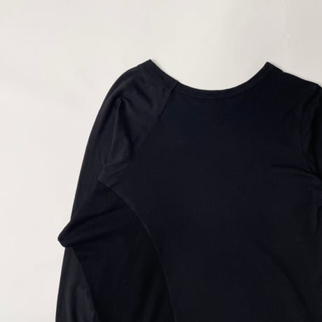 Y's asymmetry long sleeve top
