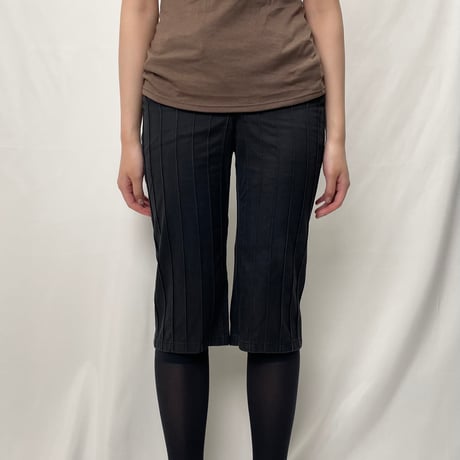 GOMME pleated half pants