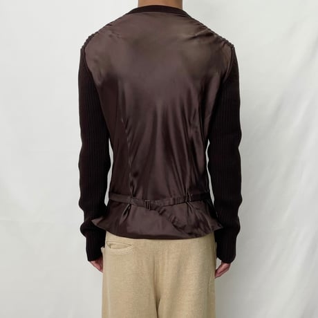 Neil Barrett by Miss Deanna rayen switching knit