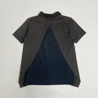 N.HOOLYWOOD back opened polo shirt