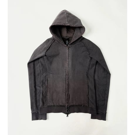 wjk Constructed layer hooded jacket
