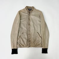 GIORGIO BRATO - Dual zip leather jacket
