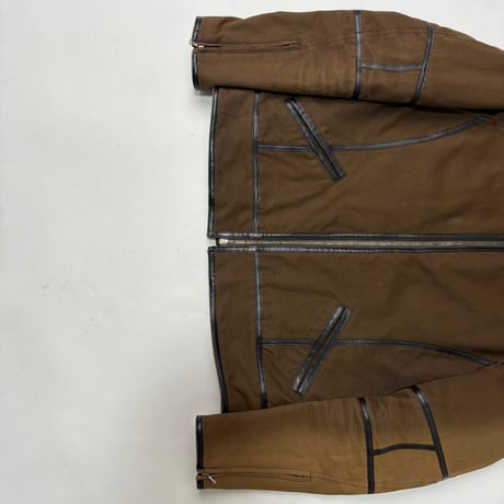 Paul Smith COLLECTION - Leather piping jacket