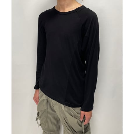 Y's asymmetry long sleeve top