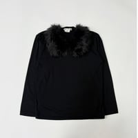 AD2023 COMME des GARCONS Fur collar knit