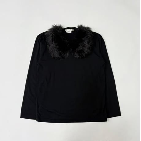 AD2023 COMME des GARCONS Fur collar knit