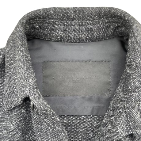 MASAKI MATSUSHIMA tweed fly front jacket