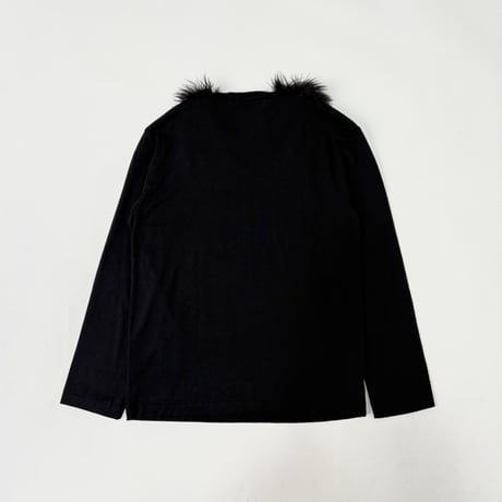 AD2023 COMME des GARCONS Fur collar knit