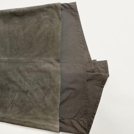 AW2000 Ruffo Research leather layered skirt