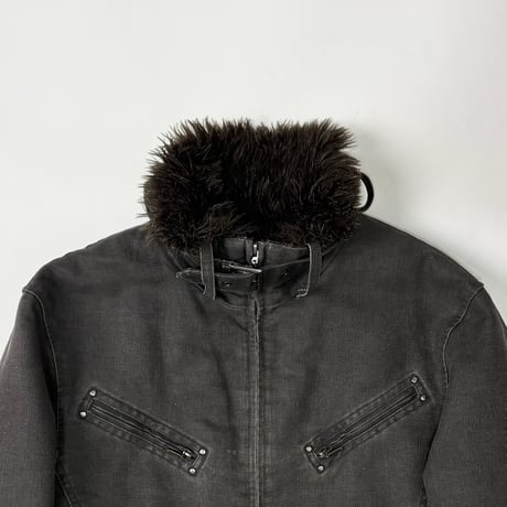 Unknown strapped fur jacket