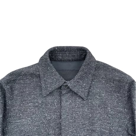 MASAKI MATSUSHIMA tweed fly front jacket