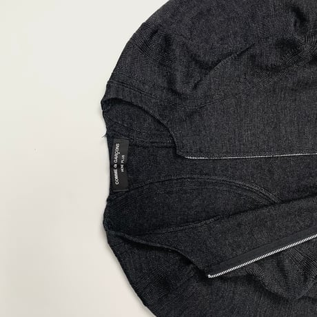 AW2003 COMME des GARCONS HOMME PLUS curve knitted cardigan