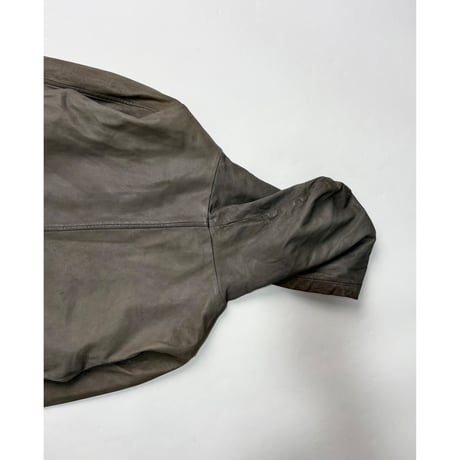 GIORGIO BRATO - Leather hooded jacket