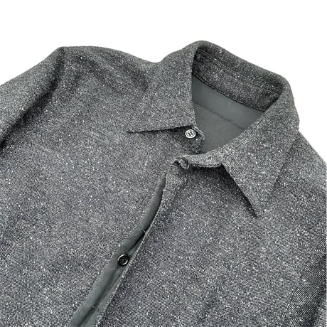 MASAKI MATSUSHIMA tweed fly front jacket
