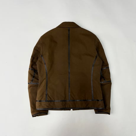 Paul Smith COLLECTION - Leather piping jacket