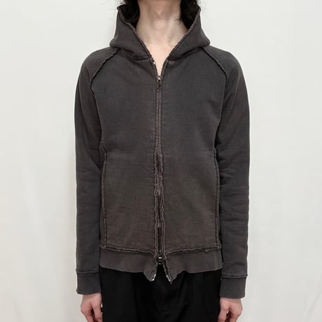 wjk Constructed layer hooded jacket